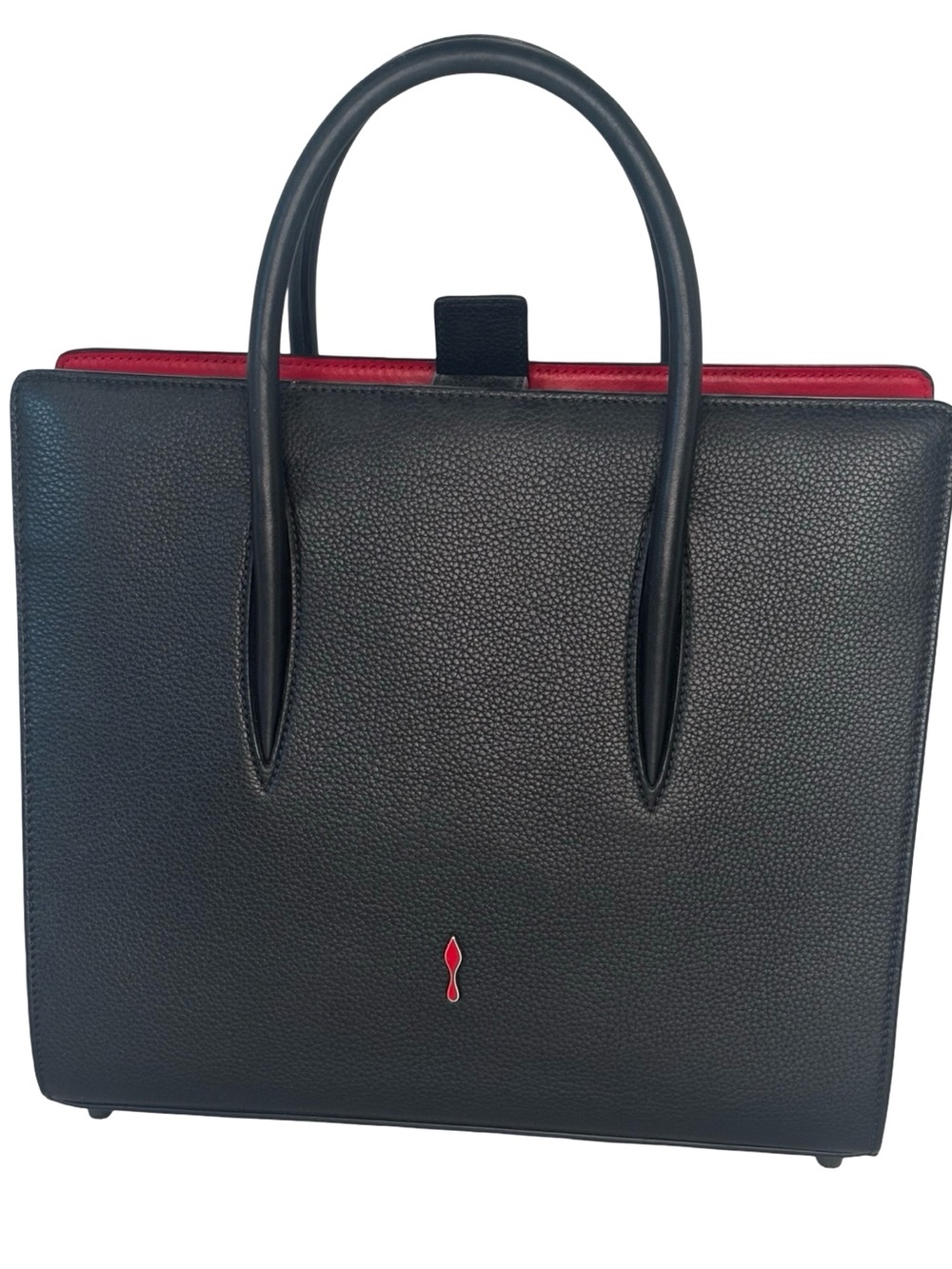 Christian Louboutin red and black Satchel